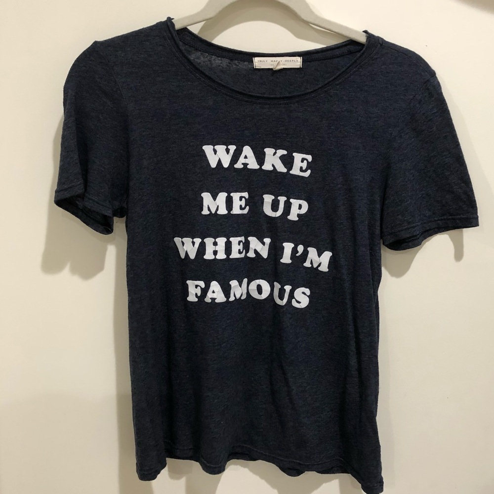 Quote T-shirt (navy)